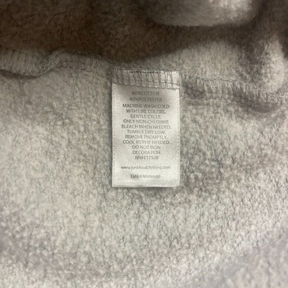 Vintage Retro Y2K Gray Red Atari Missile Command by JunkFood Sweatshirt Sz Small - Picture 6 of 6